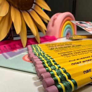 10 Motivational Engraved Pencils