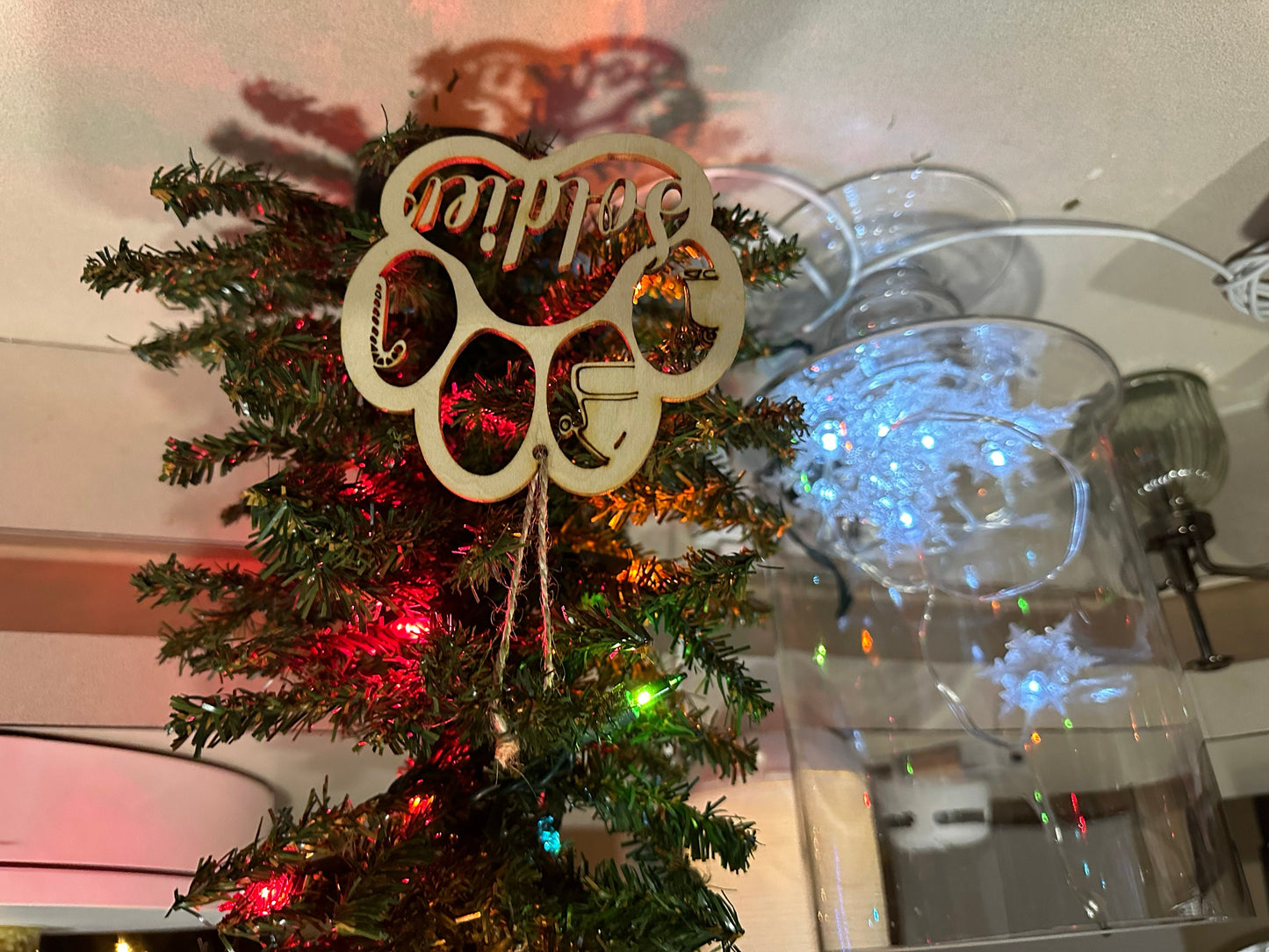 Personalized Dog Paw Ornament | Custom Pet Christmas Ornament | Pet Lovers 2023 Ornament