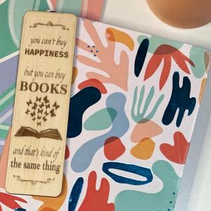 Elegant Balsa Wood Bookmark for the Literary Enthusiast