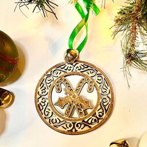 Custom Designed Laser-Engraved Christmas Ornament Decoration: Unique Holoday Season 2023 Gift