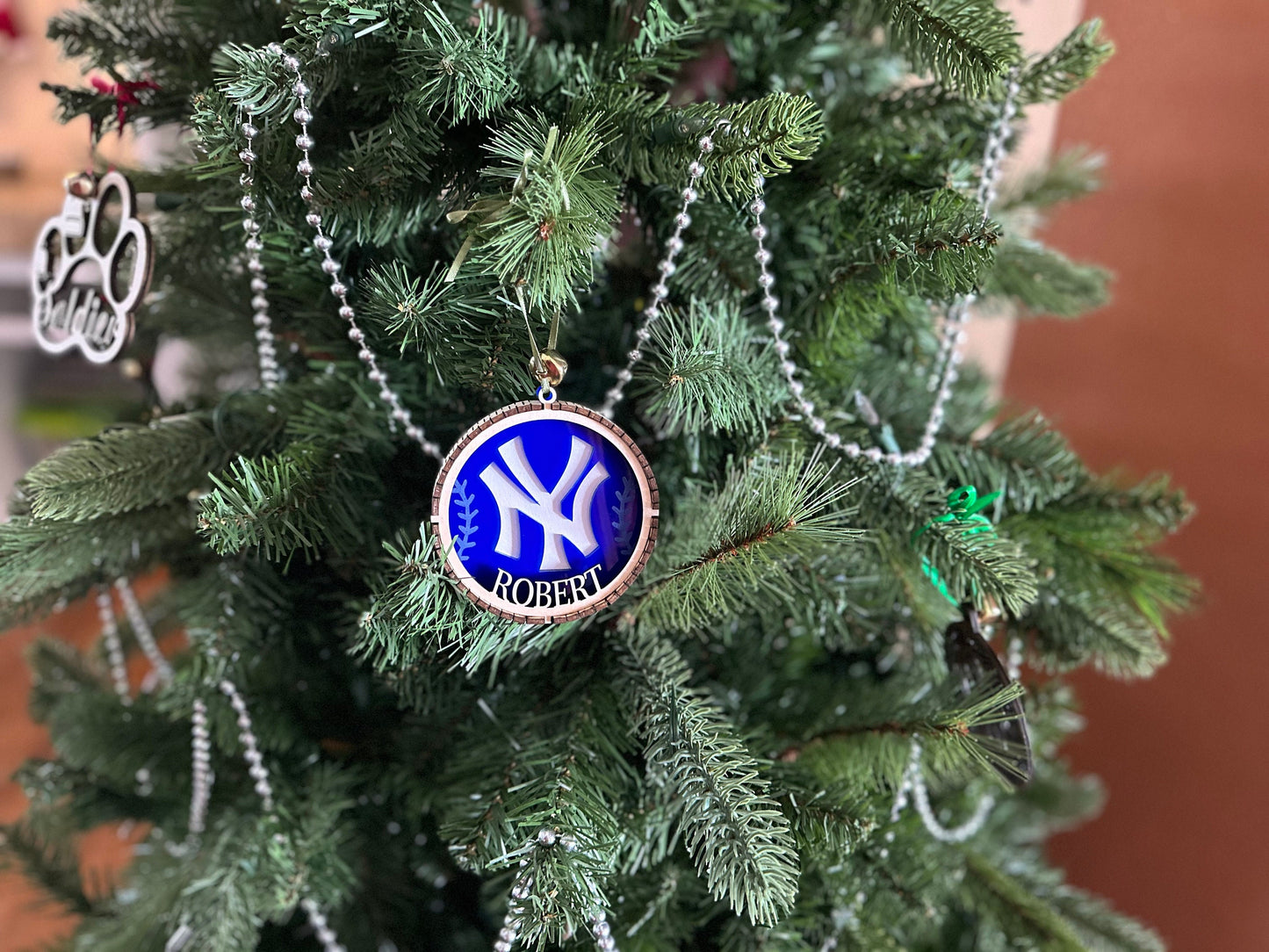 Personalized NY Sports Team Multilayer Ornament Digital Laser Cut Files - Glowforge Tested